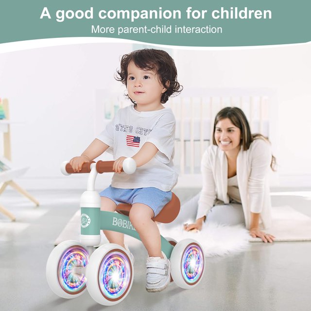 JoyStone Baby Balance Bike Toys for 12-36 Months Kids Toy Boy and Girls Gifts Toddler Best First Birthday Gift Children Walker No Pedal Infant 4 Wheels Bicycle
