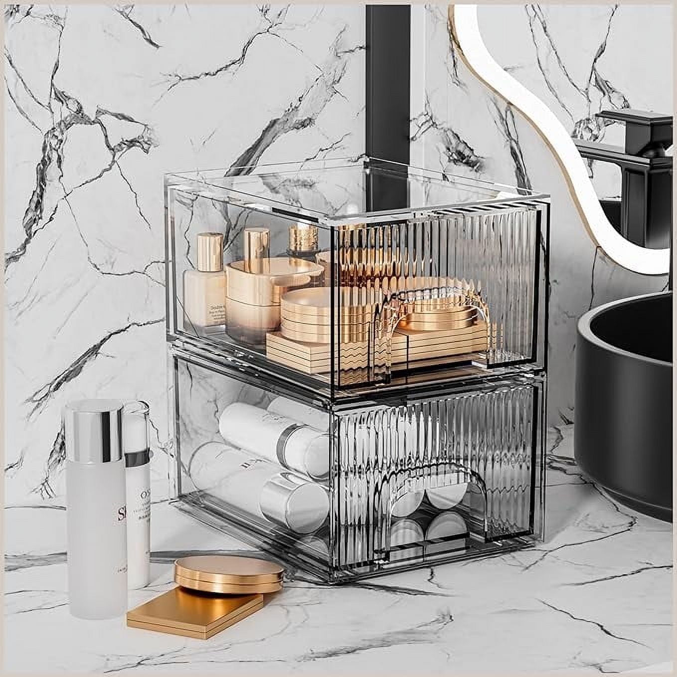 Acrylic Stackable Storage Drawer for Cosmetics and Beauty Products