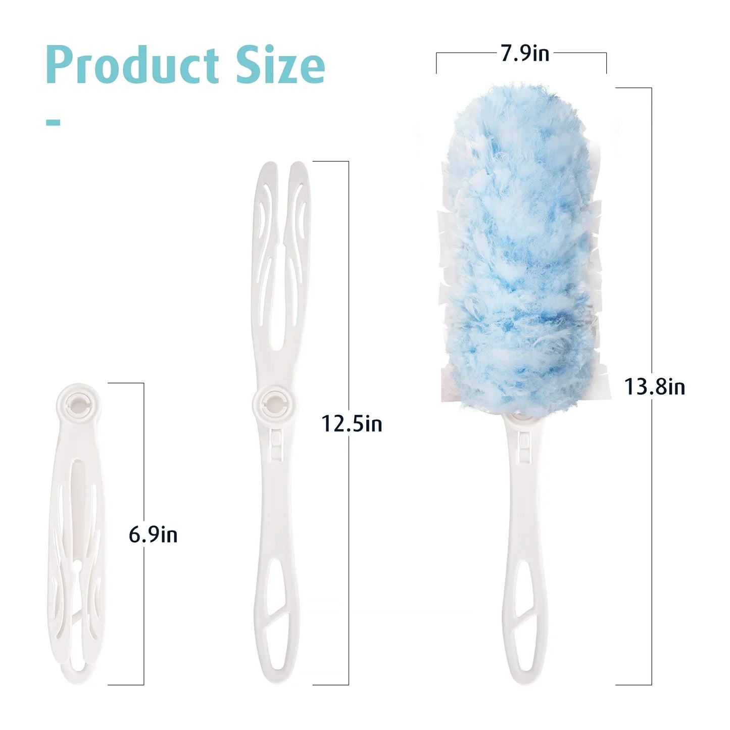 Duster Refills 360 for Swiffer 30 pcs 1 Foldable Handle Featuring 5x Powerful Dust Removal Disposable Feather Duster Multi Surface Refills Super Efficient Duster Kit Compatible with Swiffer Duster