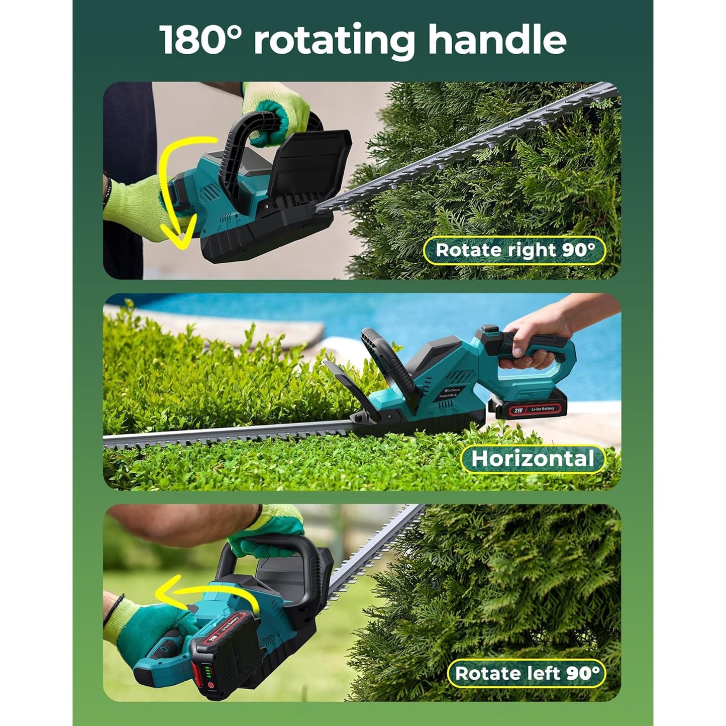 Hedge Trimmer with 2PCS