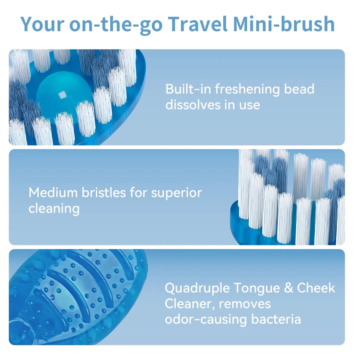 Disposable Mini Travel Toothbrushes 40 Count