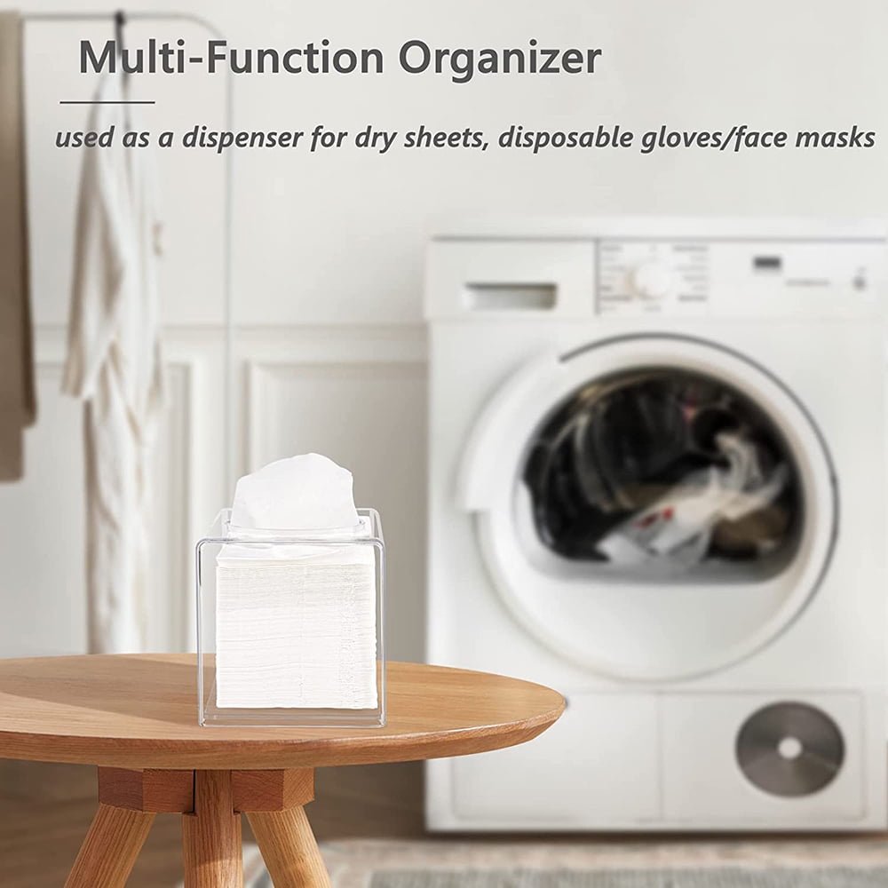 Acrylic Tissue Box Cover Square Tissue Box Holder
