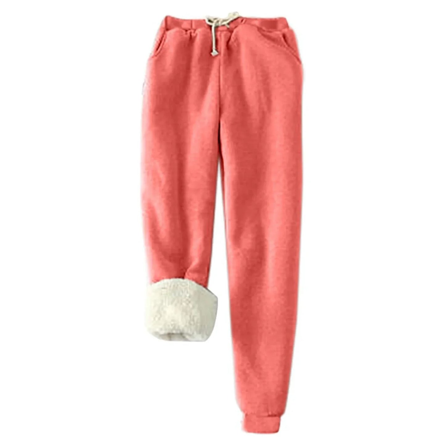 Kaemgyyd Women's Winter Warm 2 Piece Outfits Long Sleeve Fleece Lined Tops Pullover Sherpa Lined Jogger Pants PJs Pajamas Sets Womens Clothes