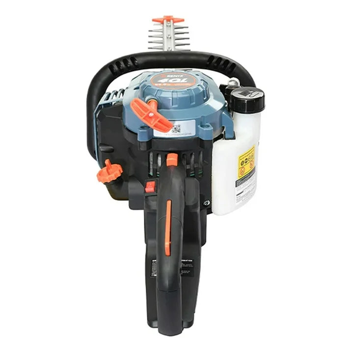 SENIX 26.5 cc 4 Cycle Gas Powered Hedge Trimmer, Dual Action Blades, Includes Blade Cover HT4QL L