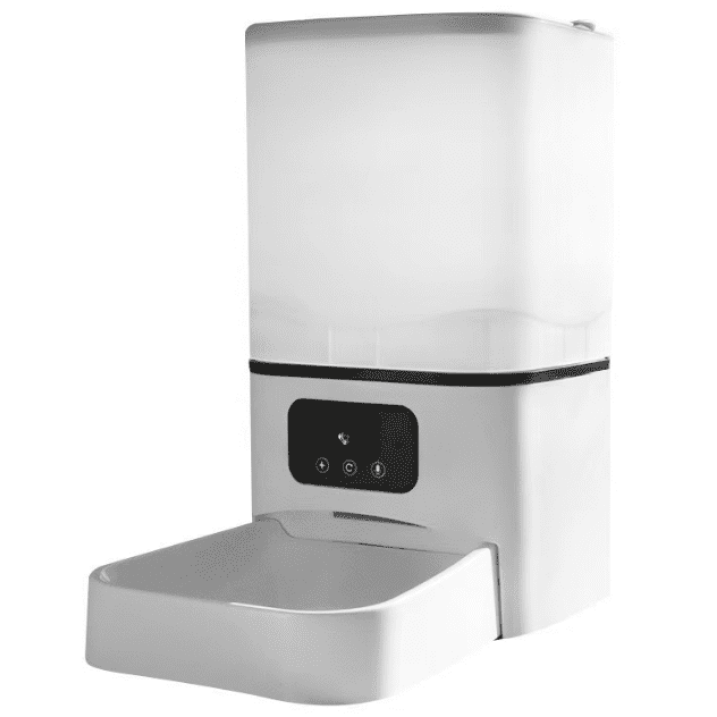 Automatic Pet Feeder, Auto Cat Food Dispenser with Alexa for Multiple Pets