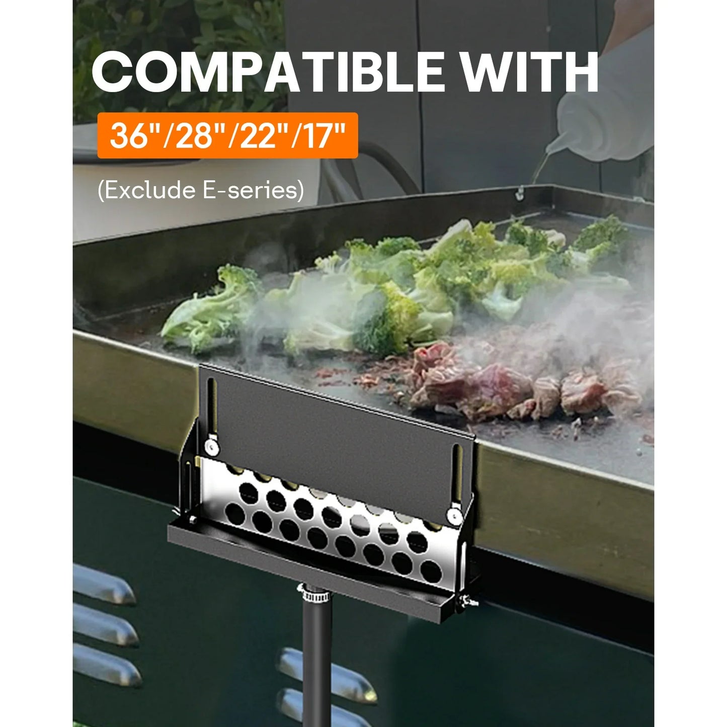 Rear Grease Drainage System for Blackstone Grease Catcher Upgrade, with Rear Grease Drainage Funnel, Disposable Paper Bucket, Grease Bucket W/ Lid Blackstone Griddle Accessories 23 Pcs