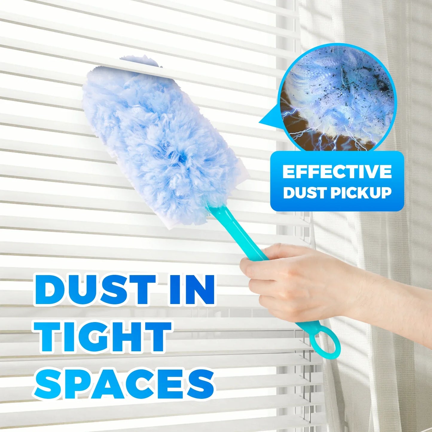 Duster Refills 360 for Swiffer 20 pcs & Handle*1 Disposable Feather Duster Multi Surface Refills