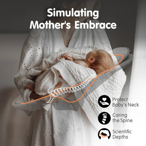 Aprpink 5 in 1 Large Baby Swing Bouncer with Rocking, Mosquito Net&Cute Toys Gray Striped for Toddler, 1 Count