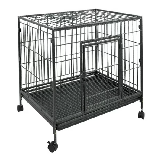 Suchown Dog Crate for Small Dogs, Indoor Dog Kennel with Playpen, Pet Cage, 23.6 L  17 W  23 H