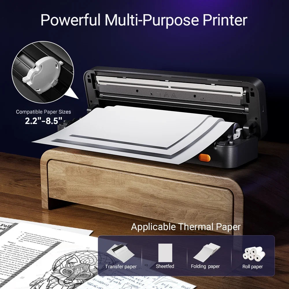 Tattoo Printer,SINGES Tattoo Stencil Printer with 20pcs Transfer Paper,Thermal Tattoo Machine for Tattooing, Black