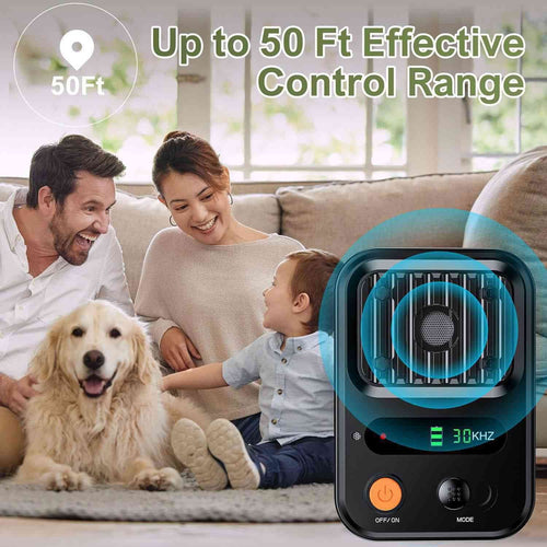 Anti Barking Devices, Auto Dog Barking Control Devices with 3 Modes, Rechargeable Ultrasonic Dog Bark Box Dog Barking Deterrent Devices, 50Ft Effective Stop Barking Dog Devices