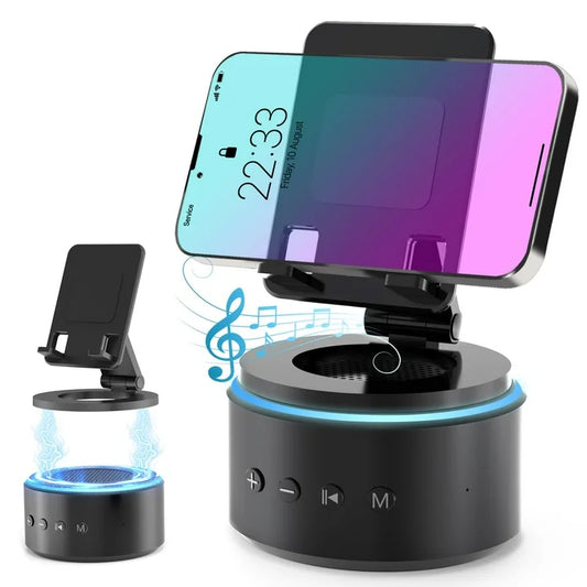 Detachable Cell Phone Stand with Wireless Bluetooth Speaker, Gifts for Men Dad Husband Birthday from Daughter Son Wife, White Noise Sound Machine, Anniversary Him Gifts, Tech Gadgets for Fathers