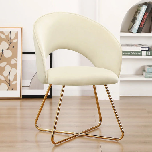 Khaki Modern Stylish Upholstered Velvet Accent Papasan Chair